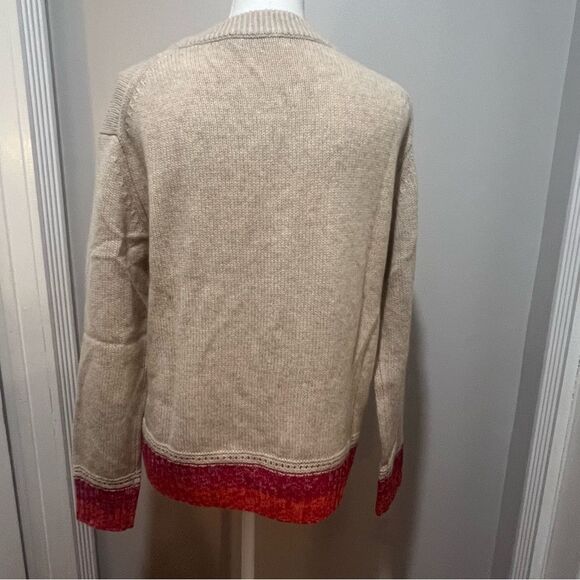 NWT Revolve One Grey Day cashmere v neck sweater size xs oversized - Picture 6 of 7